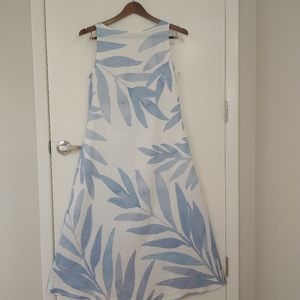 Just Fashion Now Women's Blue Floral Sleeveless Wide Strap Maxi Dress Size S